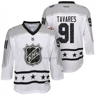 Camiseta Hockey Nino 2017 All Star New York Islanders John Tavares Blanco