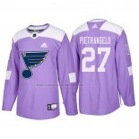Camiseta Hockey St. Louis Blues Alternate Autentico Pro Azul