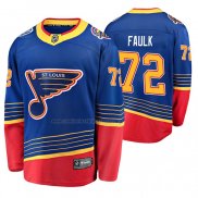 Camiseta Hockey St. Louis Blues Alternate Autentico Pro Azul