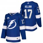 Camiseta Hockey Tampa Bay Lightning Alex Killorn Autentico Primera 2018 Azul