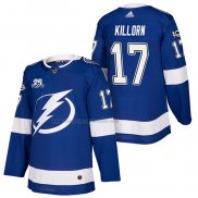 Camiseta Hockey Tampa Bay Lightning Alex Killorn Autentico Primera 2018 Azul