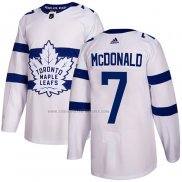 Camiseta Hockey Toronto Maple Leafs Lanny Mcdonald Autentico 2018 Stadium Series Blanco