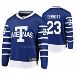 Camiseta Hockey Toronto Maple Leafs Travis Dermott Throwback Breakaway Jugador Azul