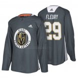 Camiseta Hockey Vegas Golden Knights Marc Andre Fleury New Season Practice Gris