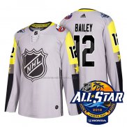 Camiseta Hockey 2018 All Star New York Islanders Josh Bailey Autentico Gris