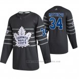 Camiseta Hockey 2020 All Star Toronto Maple Leafs Auston Matthews Autentico Gris