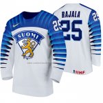 Camiseta Hockey Finlandia Toni Rajala Primera 2020 IIHF World Championship Blanco