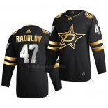 Camiseta Hockey Golden Edition Dallas Stars Alexander Radulov Limited Autentico 2020-21 Negro