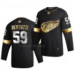 Camiseta Hockey Golden Edition Detroit Red Wings Tyler Bertuzzi Limited Autentico 2020-21 Negro