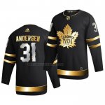 Camiseta Hockey Golden Edition Toronto Maple Leafs Frederik Andersen Limited Autentico 2020-21 Negro Camiseta Hockey Golden Edition Toronto Maple Leafs Frederik Andersen Limited Autentico 2020-21 Negro