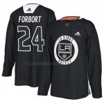 Camiseta Hockey Los Angeles Kings Derek Forbort New Season Practice Negro