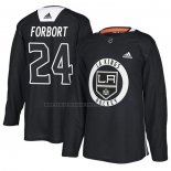 Camiseta Hockey Los Angeles Kings Derek Forbort New Season Practice Negro