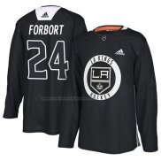 Camiseta Hockey Los Angeles Kings Derek Forbort New Season Practice Negro