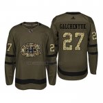Camiseta Hockey Montreal Canadiens Alex Galchenyuk 2018 Salute To Service Verde Militar