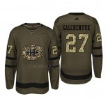 Camiseta Hockey Montreal Canadiens Alex Galchenyuk 2018 Salute To Service Verde Militar