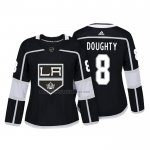 Camiseta Hockey Mujer Los Angeles Kings Drew Doughty Autentico Jugador Negro
