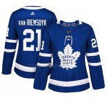 Camiseta Hockey Mujer Toronto Maple Leafs James Van Riemsdyk Primera Autentico Jugador Azul