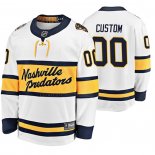 Camiseta Hockey Nashville Predators Personalizada Breakaway Jugador 2020 Winter Classic Blanco