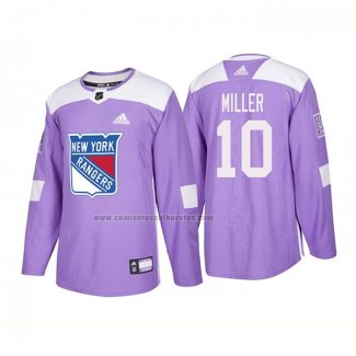 Camiseta Hockey New York Rangers J.t. Miller Autentico Primera 2018 Azul
