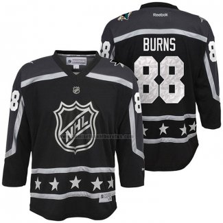 Camiseta Hockey Nino 2017 All Star San Jose Sharks Brent Burns Negro