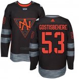 Camiseta Hockey Nino America del Norte Shayne Gostisbehere Premier 2016 World Cup Negro
