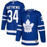 Camiseta Hockey Nino Toronto Maple Leafs Auston Matthews Primera Autentico Azul