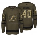 Camiseta Hockey Tampa Bay Lightning Gabriel Dumont Salute To Service Verde Militar