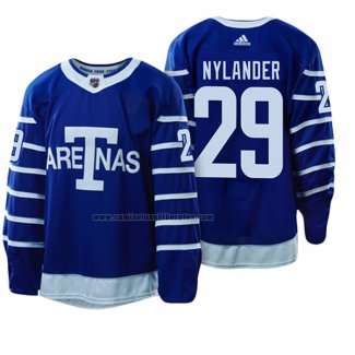 Camiseta Hockey Toronto Maple Leafs William Nylander 1918 Arenas Throwback Azul