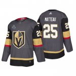 Camiseta Hockey Vegas Golden Knights Stefan Matteau Bound Patch 2018 Stanley Cup Final Gris