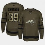 Camiseta Hockey Washington Capitals Alex Chiasson 2018 Salute To Service Verde Militar