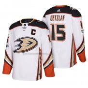 Camiseta Hockey Anaheim Ducks Ryan Getzlaf 2018 New Season Team Road Blanco