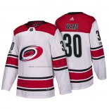 Camiseta Hockey Carolina Hurricanes Cam Ward New Season Team Road 2018 Blanco
