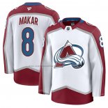 Camiseta Hockey Colorado Avalanche Cale Makar Segunda Blanco