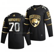 Camiseta Hockey Golden Edition Florida Panthers Patric Hornqvist Limited Autentico 2020-21 Negro