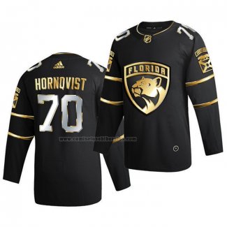 Camiseta Hockey Golden Edition Florida Panthers Patric Hornqvist Limited Autentico 2020-21 Negro