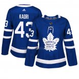 Camiseta Hockey Mujer Toronto Maple Leafs Nazem Kadri Primera Autentico Jugador Azul