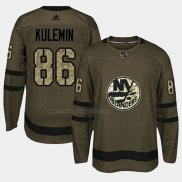 Camiseta Hockey New York Islanders Nikolay Kulemin 2018 Salute To Service Verde Militar