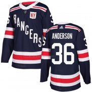 Camiseta Hockey New York Rangers Glenn Anderson 2018 Winter Classic Azul