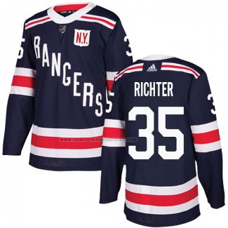 Camiseta Hockey New York Rangers Mike Richter 2018 Winter Classic Azul