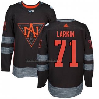 Camiseta Hockey Nino America del Norte Dylan Larkin Premier 2016 World Cup Negro