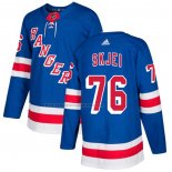 Camiseta Hockey Nino New York Rangers Brady Skjei Primera Autentico Azul