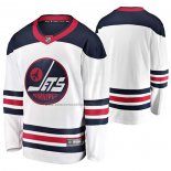Camiseta Hockey Winnipeg Jets Personalizada Heritage Blanco