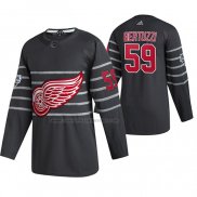 Camiseta Hockey 2020 All Star Detroit Red Wings Tyler Bertuzzi Autentico Gris