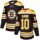 Camiseta Hockey Boston Bruins Bjork Primera Autentico 2019 Stanley Cup Final Negro