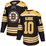 Camiseta Hockey Boston Bruins Bjork Primera Autentico 2019 Stanley Cup Final Negro