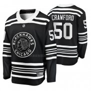 Camiseta Hockey Chicago Blackhawks Corey Crawford Premier Alterno Negro