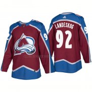 Camiseta Hockey Colorado Avalanche Gabriel Landeskog Primera Premier 2017-2018 Rojo