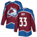 Camiseta Hockey Colorado Avalanche Patrick Roy Primera Autentico Rojo