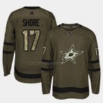 Camiseta Hockey Dallas Stars Devin Shore 2018 Salute To Service Verde Militar
