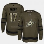 Camiseta Hockey Dallas Stars Devin Shore 2018 Salute To Service Verde Militar